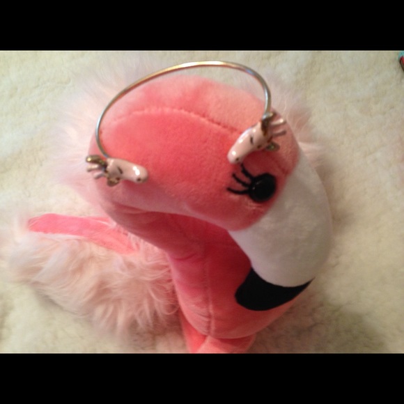 Betsey Johnson Jewelry - BETSEY JOHNSON PINK GIRAFFE CUFF BRACELET